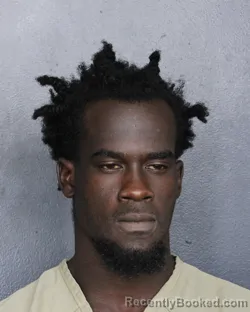 Mugshot of Benjamin Malik Vernet booked in Broward County, Florida on October 7, 2026