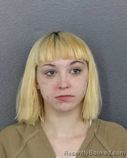 Mugshot of Naomi Rose Young booked in Broward County, Florida on October 9, 2026
