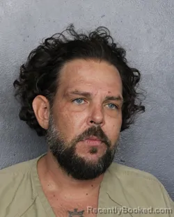 Mugshot of Kevin James Kubinec booked in Broward County, Florida on October 11, 2026