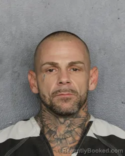 Mugshot of Derrick Edward Richard Leombruno booked in Broward County, Florida on October 12, 2026
