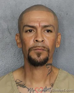 Mugshot of Mario Mauricio Osejo booked in Broward County, Florida on October 13, 2026
