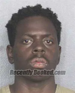 Booking photo from Broward County, Florida
