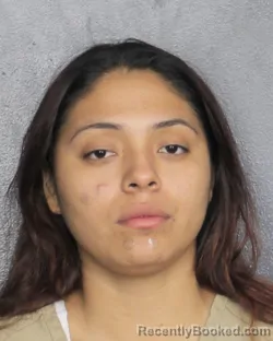 Mugshot of FLOR DE MARIA AGUILAR HERNANDEZ booked in Broward County, Florida on May 8, 2026