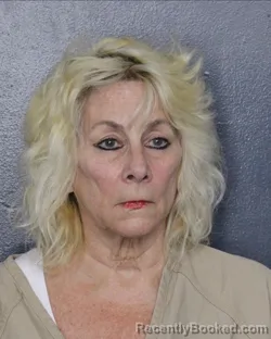 Mugshot of KIMBERLEY WHITESIDE FANTOZZI booked in Broward County, Florida on June 13, 2026