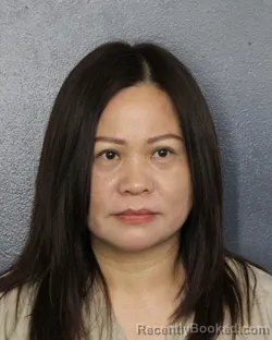 Mugshot of SHOU MEI YUAN booked in Broward County, Florida on June 23, 2026
