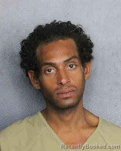 Mugshot of Rashid A Harris booked in Broward County, Florida on July 12, 2026