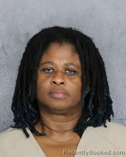 Mugshot of Shella Francis booked in Broward County, Florida on July 23, 2026
