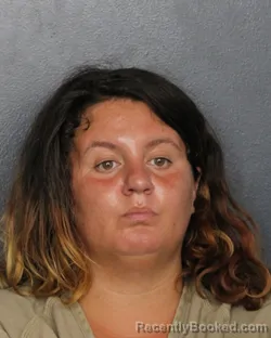 Mugshot of Melina Azar booked in Broward County, Florida on July 30, 2026