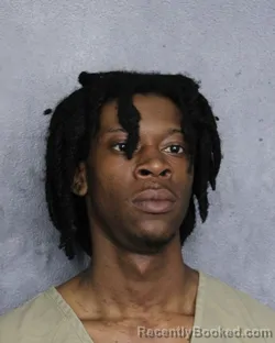 Mugshot of Shaquille Dante Thomas booked in Broward County, Florida on August 1, 2026