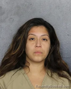 Mugshot of Abigail Mabel Murillo booked in Broward County, Florida on August 23, 2026