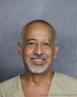 Mugshot of Manuel Hernandez Velez booked in Broward County, Florida on August 24, 2026