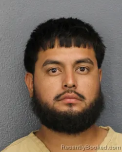 Mugshot of Jefferson Adonnis Gonzalez Lopez booked in Broward County, Florida on October 9, 2026