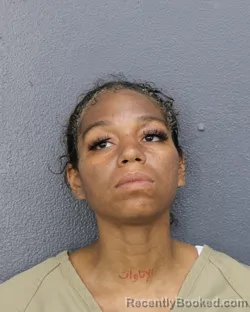 Mugshot of Areonna Danielle Jackson booked in Broward County, Florida on October 11, 2026