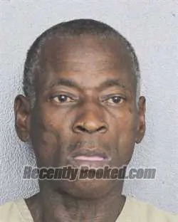 Booking photo from Broward County, Florida