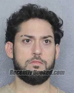 Booking photo from Broward County, Florida
