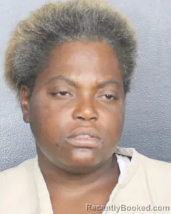 Mugshot of CANDACE LATOYA EVANS booked in Broward County, Florida on May 14, 2026