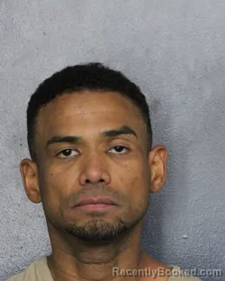 Mugshot of OSCAR ANTONIO AMBULO MARTINEZ booked in Broward County, Florida on June 14, 2026