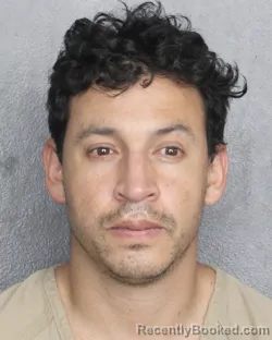 Mugshot of HEINZ FREDERICK VANEGAS PINZON booked in Broward County, Florida on May 13, 2026