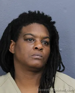Mugshot of TIAWANNA MARCELLIA ASHLEY booked in Broward County, Florida on June 20, 2026
