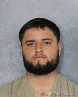 Mugshot of Fernando Pizana Bello booked in Broward County, Florida on September 23, 2026