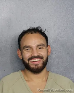 Mugshot of Jeancarlo Herrera Giron booked in Broward County, Florida on September 25, 2026