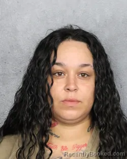 Mugshot of DESTINEE JANAE SANTIAGO booked in Broward County, Florida on June 15, 2026