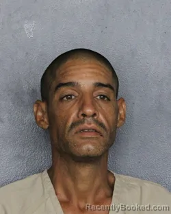Mugshot of Angel Osvaldo Matos Velez booked in Broward County, Florida on July 17, 2026