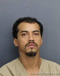 Mugshot of Gerson Enrique Leiva Rodriguez booked in Broward County, Florida on July 31, 2026