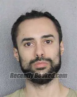 Booking photo from Broward County, Florida