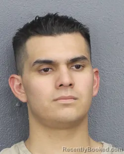 Mugshot of HUGO ALEXANDER ESPIRITU booked in Broward County, Florida on March 14, 2026