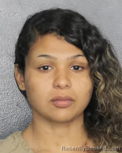 Mugshot of MAYLA ELIZABETH LUQUE CASTRO booked in Broward County, Florida on April 22, 2026