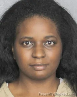 Mugshot of AJHANAE LAURICE WATERS booked in Broward County, Florida on May 18, 2026