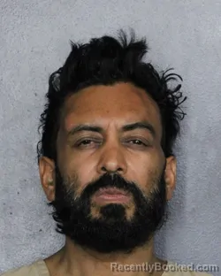 Mugshot of ANAND MENON booked in Broward County, Florida on June 13, 2026