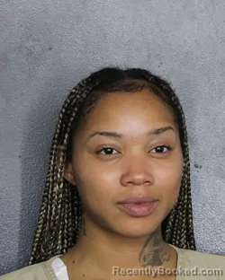 Mugshot of Aniyah Lanae Shakoor booked in Broward County, Florida on July 24, 2026