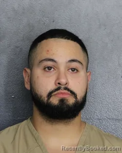 Mugshot of Eduardo Tercedro Arias booked in Broward County, Florida on August 23, 2026