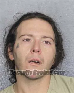 Booking photo from Broward County, Florida