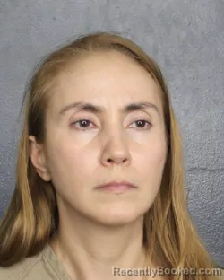 Mugshot of LUCY TATIANA AFANADOR AFANADOR booked in Broward County, Florida on May 9, 2026