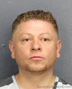 Mugshot of DIEGO DALADIER NINO TOVAR booked in Broward County, Florida on May 22, 2026