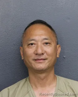 Mugshot of IVAN HUANG booked in Broward County, Florida on June 10, 2026