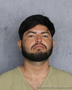 Mugshot of DARINEL ROSALIO SILVESTRE DELGADO booked in Broward County, Florida on June 26, 2026