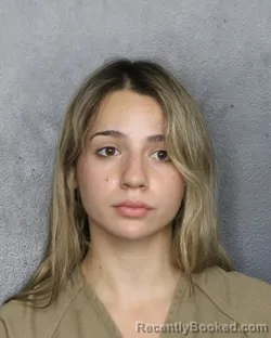 Mugshot of ALEXA MELYNA PAULSON booked in Broward County, Florida on June 28, 2026