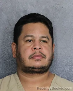Mugshot of Luis Fernando Ruiz Salinas booked in Broward County, Florida on July 28, 2026