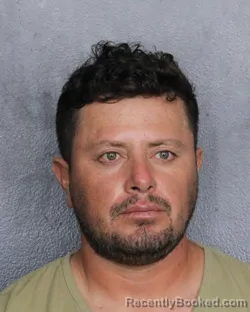 Mugshot of Sergio Navarro Nunez booked in Broward County, Florida on July 28, 2026
