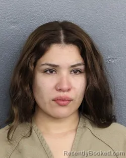 Mugshot of Sofia Rodriguez booked in Broward County, Florida on August 19, 2026