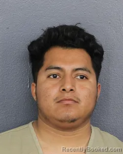 Mugshot of Edin Sales Diaz booked in Broward County, Florida on October 7, 2026