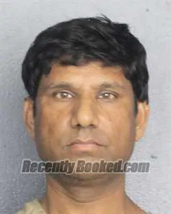 Booking photo from Broward County, Florida