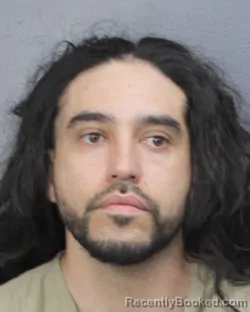 Booking photo from Broward County, Florida