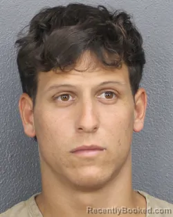 Mugshot of MILESI CASTRONOVO FACUNDO booked in Broward County, Florida on March 14, 2026