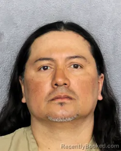 Mugshot of CRISTIAN FUENTES booked in Broward County, Florida on March 20, 2026