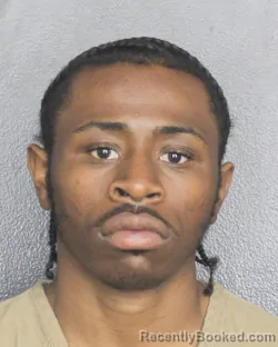 Mugshot of DAVONTE QUADIR MAJUSTIE BOOKER booked in Broward County, Florida on May 19, 2026